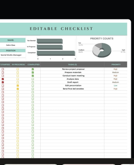 Digital Checklist | HRC Boutique