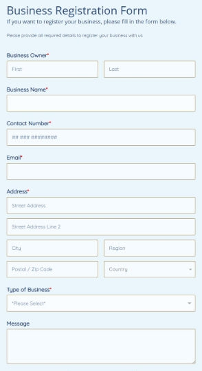 Business Forms | HRC Boutique